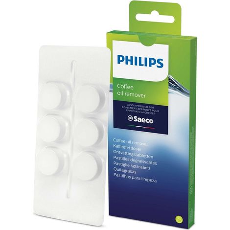 Pastiglie per la rimozione dei grassi del caffè Philips / Saeco (6 pezzi) CA6704 (1/2)