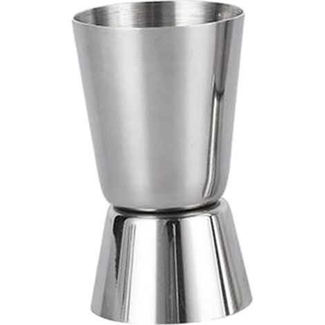 Doseur double en acier inoxydable, verre doseur de cuisine pour les fêtes et les réceptions.-15ml or 30ml