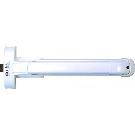 Serrure anti-panique ISEO 1 point latéral – Pêne latéral pour sécurité renforcée – Installation sur bois, aluminium, acier, PVC – Blanc - 942108444TA (1/9)