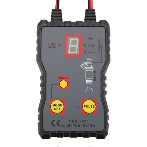 Testeur d'injecteurs de carburant automobile professionnel CNBJ-620 avec 4 modes d'impulsion, portable, pour tester les injecteurs de carburant (1/5)