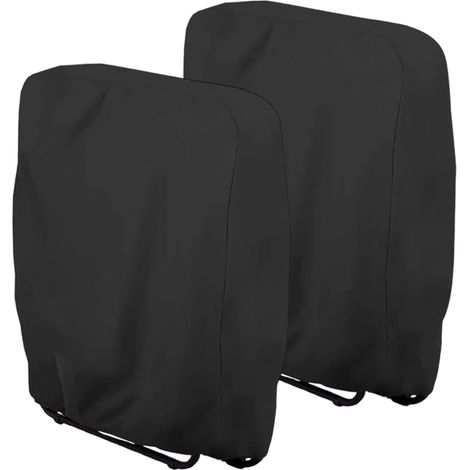Housses de protection imperméables pour meubles d'extérieur, lot de 2 housses de chaise zéro gravité, housses de chaise de patio pliantes pour tous les temps, housses de chaise anti-gravité (1/5)