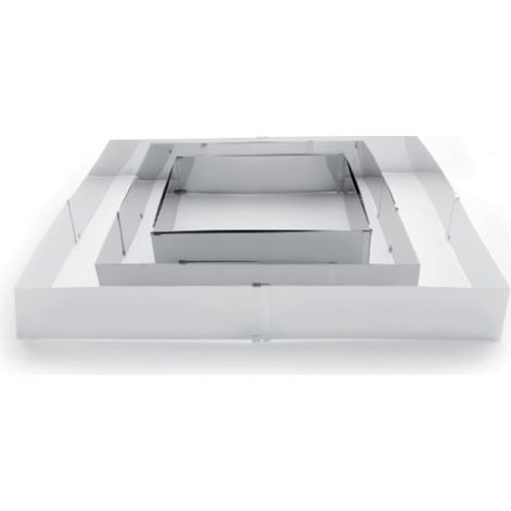 Moule rectangulaire extensible Ibili acier inoxydable 24-46 cm