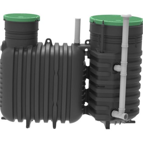 Système de purification d'eau de 3000 litres sans électricité Fosse septique à oxydation totale avec sortie inférieure pour 5 (1/5)