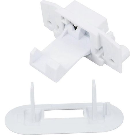 WH02X24399 Gâche de verrouillage de couvercle de lave-linge et WH01X24381 Cadre de verrouillage de couvercle de lave-linge pour lave-linge supérieur (1/5)