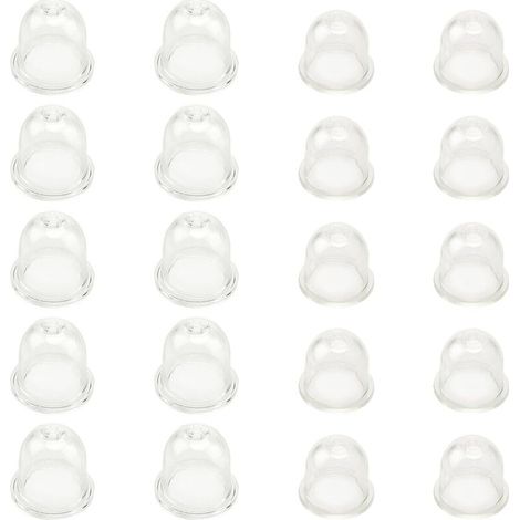 20 bombillas de cebado de combustible, bomba de cebado para cortacésped, bomba de cebado de carburador, para cortacésped, cortasetos, motosierra de gasolina (19+22 mm) (1/5)
