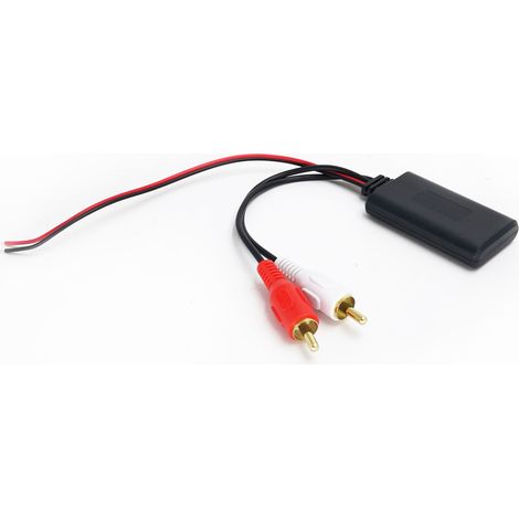 Récepteur audio Bluetooth 5.0, adaptateur musical pour autoradio, câble auxiliaire, interface 2 RCA. (1/4)