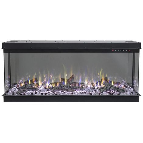 Cheminée électrique encastrable Solène 104cm - 750 / 1500 W (1/5)