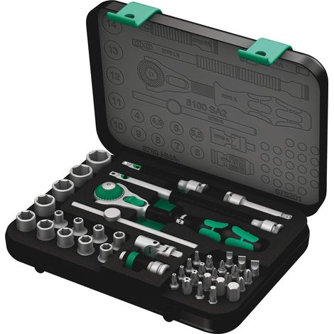 Wera, 8100 SA 2 Juego de carraca Zyklop Speed (1/5)