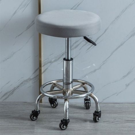 Housse de chaise ronde épaisse,housse de tabouret de Bar,housse de siège élastique lavable,protection de chaise- B5[D4876688]