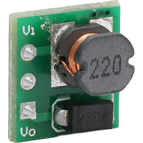 5V DC-DC Spannungswandlermodul, 1,5V–4,2V auf 5V Aufwärtswandler, Step-Up-Regler für Elektronik-Bastelprojekte, Kompakte Boost-Platine (1/5)