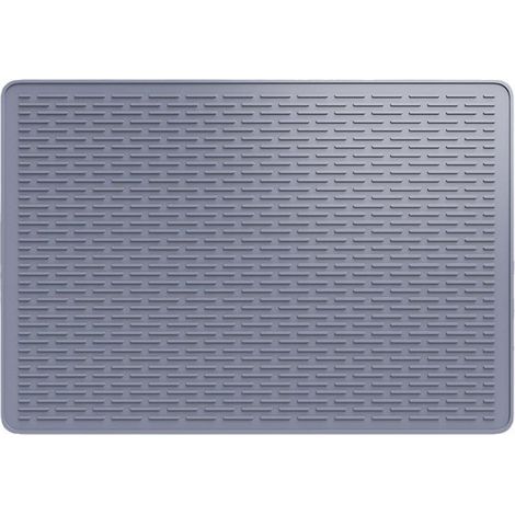 Piastra protettiva per piano cottura 71 x 50 cm, resistente al calore, ai graffi e all'acqua, per piano cottura in vetroceramica da appoggio, grigio