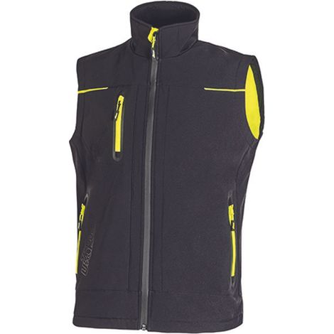 GILET UNIVERSE BLACK CARBON  tg.2XL    UPOWER (1/5)
