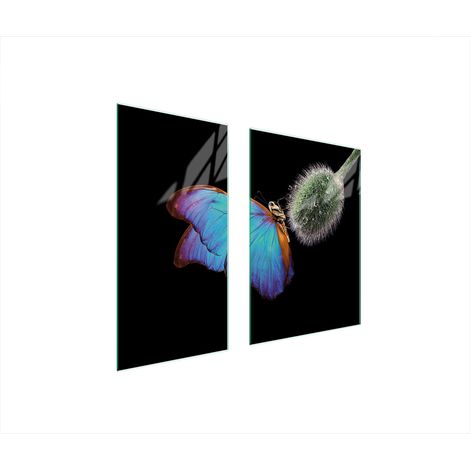 GLASSCHUTZPLATTE BOARD 75x52 BUTTERFLY (1/5)