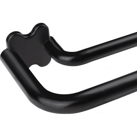 Double Tringle a Rideaux Noir, Tringle Double Rideaux 80 à 148 cm (1/5)