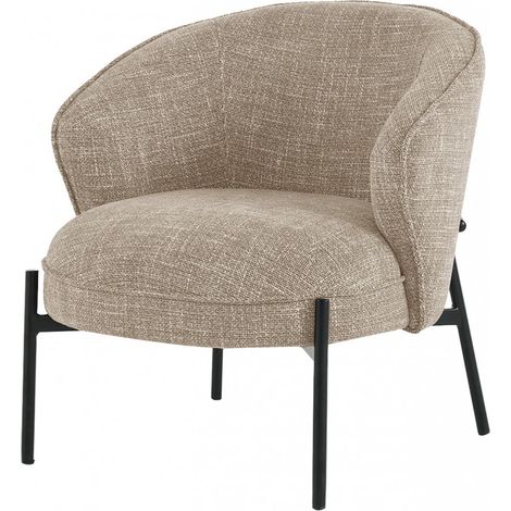 Amadeus - Fauteuil Carl taupe