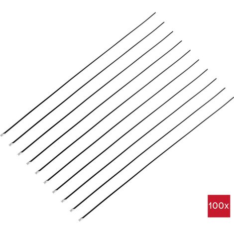TRU COMPONENTS TC-12647600  Stahlkabelbinder 680 mm 4.6 mm AISI 304 mit Beschichtung 100 St.