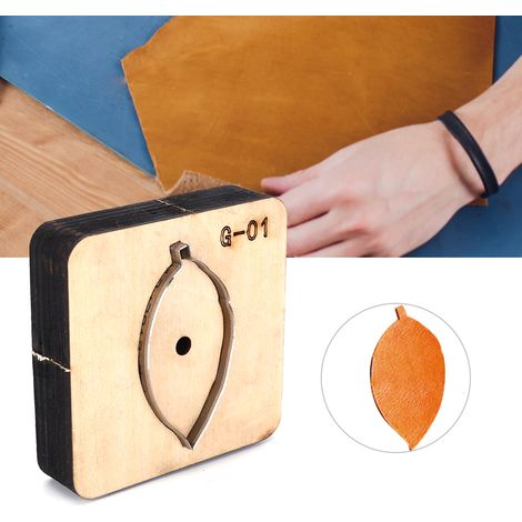 Emporte-pièce Professionnel en Cuir, Poinçon de Découpe pour Artisanat DIY et Maroquinerie (Modèle G-01) (1/4)