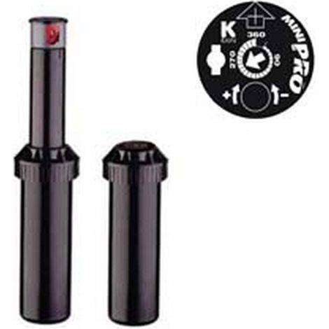 5PZ IRRIGATORE POP UP K RAIN MINI PRO DINAMICO 1/2" UGELLO 1,5 attacco 1/2"