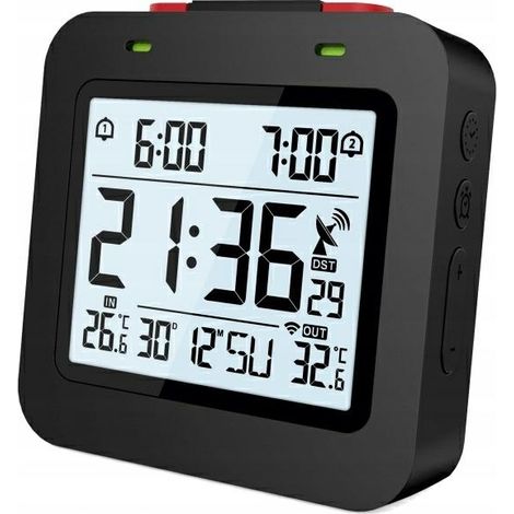 THERMOMÈTRE ÉLECTRONIQUE EXTÉRIEUR/INTÉRIEUR ANNEAU