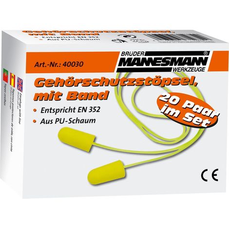 Mannesmann Ear Plugs – M40030