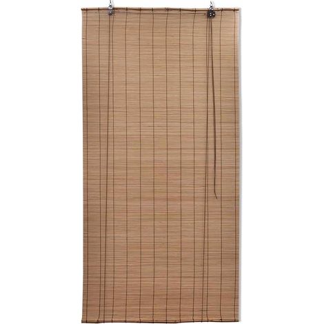 Maison Exclusive - Store roulant Bambou Marron 140x160 cm (1/5)