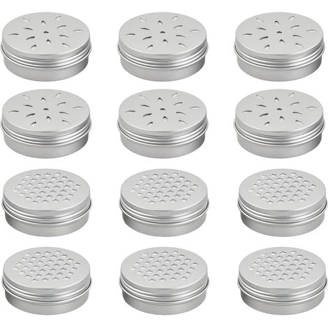 12 Pack Smell Training Box - Dog Nose Training Kit, Aluminium Perfume Boxes for Sniffing Activities, Odor Detection and Aromatic Storage (Silver) (1/5)