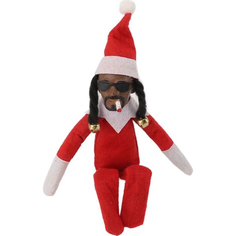 Poupée elfe noire de Noël en résine et feutrine, jouet hip-hop, décoration de Noël pour la maison, les fêtes, le porche, le bureau, les festivals E1 (1/5)