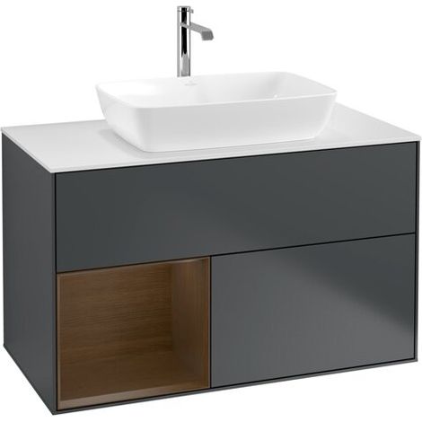 Villeroy & Boch G771GNHG Armoire sous-lavabo Finion G77 (1/2)
