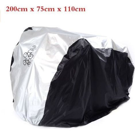 Housse Velo Exterieur Anti-UV Protection Poussière Résistant Impermeable Couverture de Vélo Bicyclette Cycle Scooter Montagne étanche M (1/3)