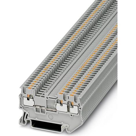 Bloc de jonction de traversée Phoenix Contact PT 1.5/S-TWIN, 0.14 1.5mm², Enfichable, Gris ( Prix pour Paquet de 5 )