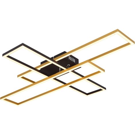 Globo - plafón - DAKARI - negro - metal - LED - 67208-40G