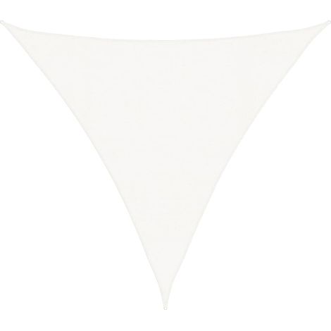 Maison Exclusive - Sonnensegel 160 g/m² Weiß 4x4x4 m HDPE