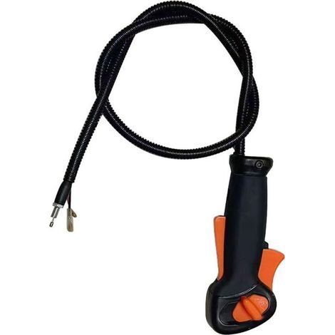 Poignée de commande d'accélérateur pour accessoires de tondeuse à gazon – Compatible avec FS120, pour modèles FS200 et FS250, tube en aluminium et construction ABS/PP, Di(B) (1/2)