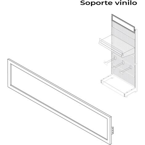 Halterung für Vinyl-Module Weiß 00030