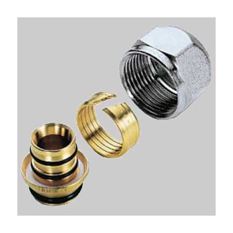ADATTATORE PER TUBO MULTISTRATO 'TIEMME'  16 x 1/2  16 SP 2,0     TIEMME