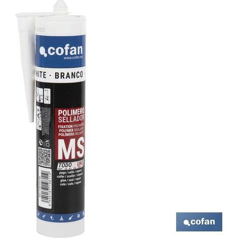 Polimero Sellador Ms 290ml Blanco