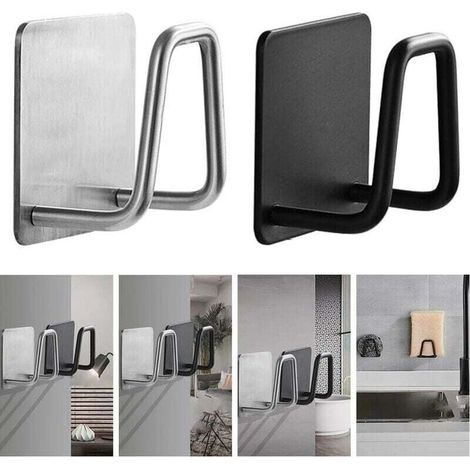 Organizzatore per lavello, porta spugne da cucina, spugne autoadesive per lavello, scolapiatti, scaffale portaoggetti in acciaio inox 304, accessori per lavello da cucina
