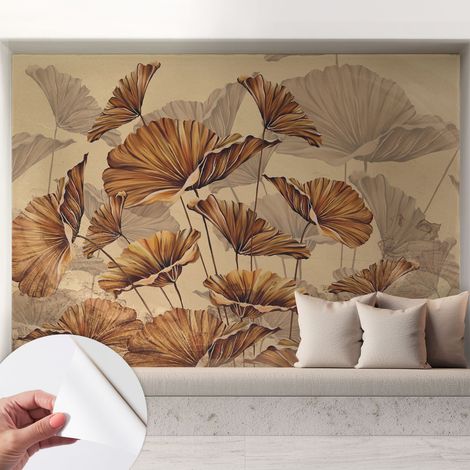 Carta da parati autoadesiva - Fotomurale adesivo - design elegante - stile moderno - Eleganza autunnale 208x146 cm (1/5)
