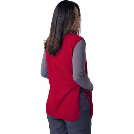 Tablier de cordonnier Tablier de travail Smock 2 poches avant Rsistant la salet Sans manches Chef de mnage Hommes Femmes Odipie (1/4)