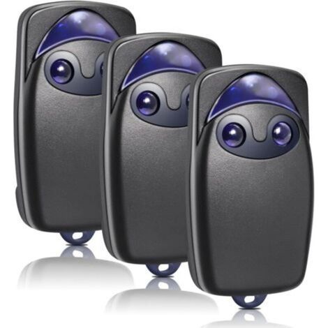 Telecomando per cancello per Flo2r-s, 3 pezzi 433,92 MHz Telecomando per porta da garage compatibile con Flo2R-S, 2 canali (1/5)