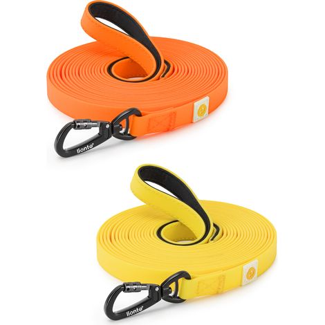 lionto PVC Schleppleine mit Handschlaufe wasserfest