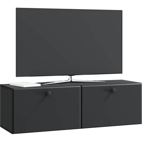 Maison Exclusive - Wandmontierter TV-Schrank 98 x 31 x 30 cm Schw