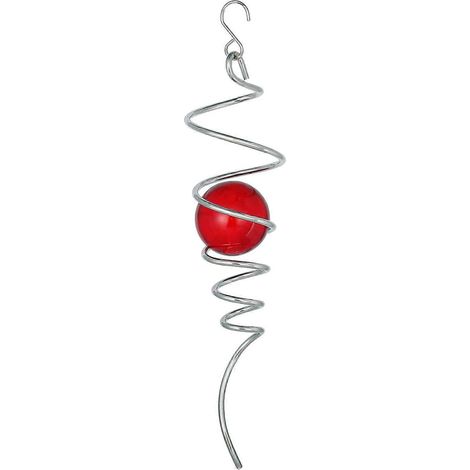 Stabilisateur pour girouette Spinfinity avec boule de cristal rouge et crochet pivotant : (1/5)