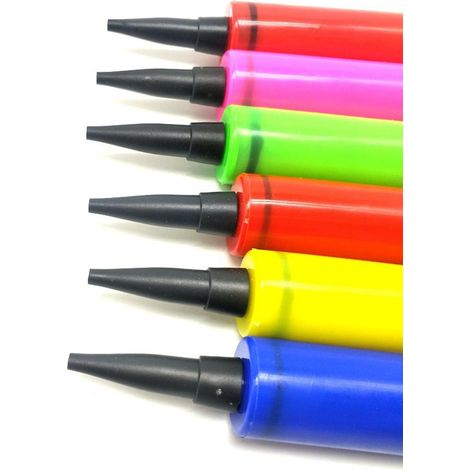 Pompe manuelle compacte pour ballons de fête, gonfleur à air pour ballons bubble et jouets, taille 17,5 cm, coloris varié (1/5)