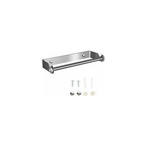 Derouleur Essuie Tout, Derouleur Porte (Argent), Devidoir Porte Essuie Tout Mural, Distributeur Papier Aluminium Sopalin et Film, Support Sopalin Mural Déroulant de Rouleau Cuisine (1/5)