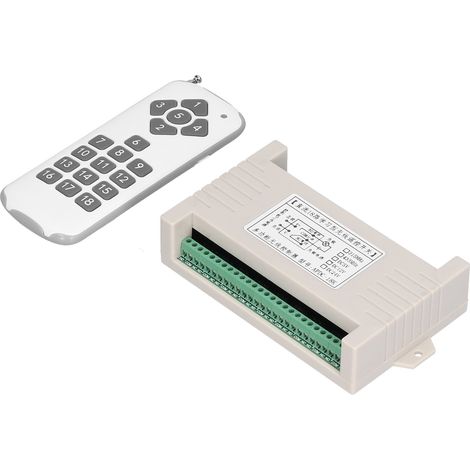 Télécommande sans fil longue portée 18 canaux 23A 12V DC Kit PCB 1 vers 1 (1/5)