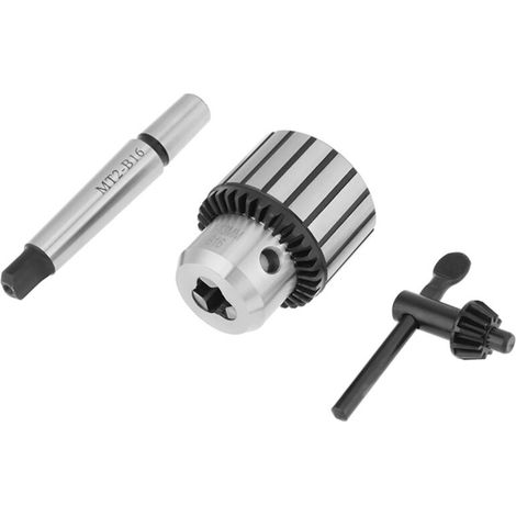 1-13mm capacité carbure acier MT2-B16 arbre clé Type mandrin Mini tour outil (1/5)