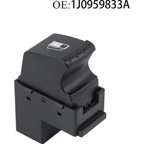 1J0959833A fits fuel tank switch/fuel tank cap push buttons on Volkswagen Golf, Jetta and Audi.--BIEMMEDUE (1/4)