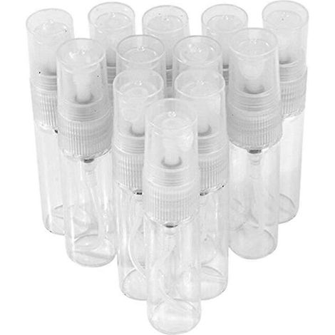25 Stück Mini 5 ml Glas nachfüllbar Reise Parfüm leere Flasche Zerstäuber Pumpspray (1/5)