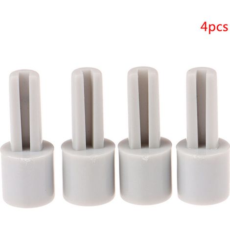 Rallonge pour potentiomètre de mixeur, tige en plastique gris, 25 mm x 10 mm, trou de demi-axe en D de 6 mm, lot de 4 (1/5)